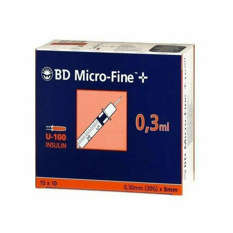 BD Microfine 0.3ml 8mm 30G (pack of 10)